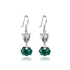 s925 sterling silver animal zircon earrings fashion creative personality tiger earrings earrings