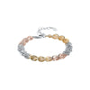 Pulseira de cauda de fênix de prata esterlina S925 com código de cores design fashion personalidade criativa design de nicho pulseira estilo ins