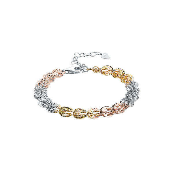 S925 sterling silver phoenix tail bracelet color separation design fashion creative personality niche design ins style bracelet