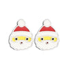 S925 pure silver Santa Claus design element earrings Fashion design high-end earrings
